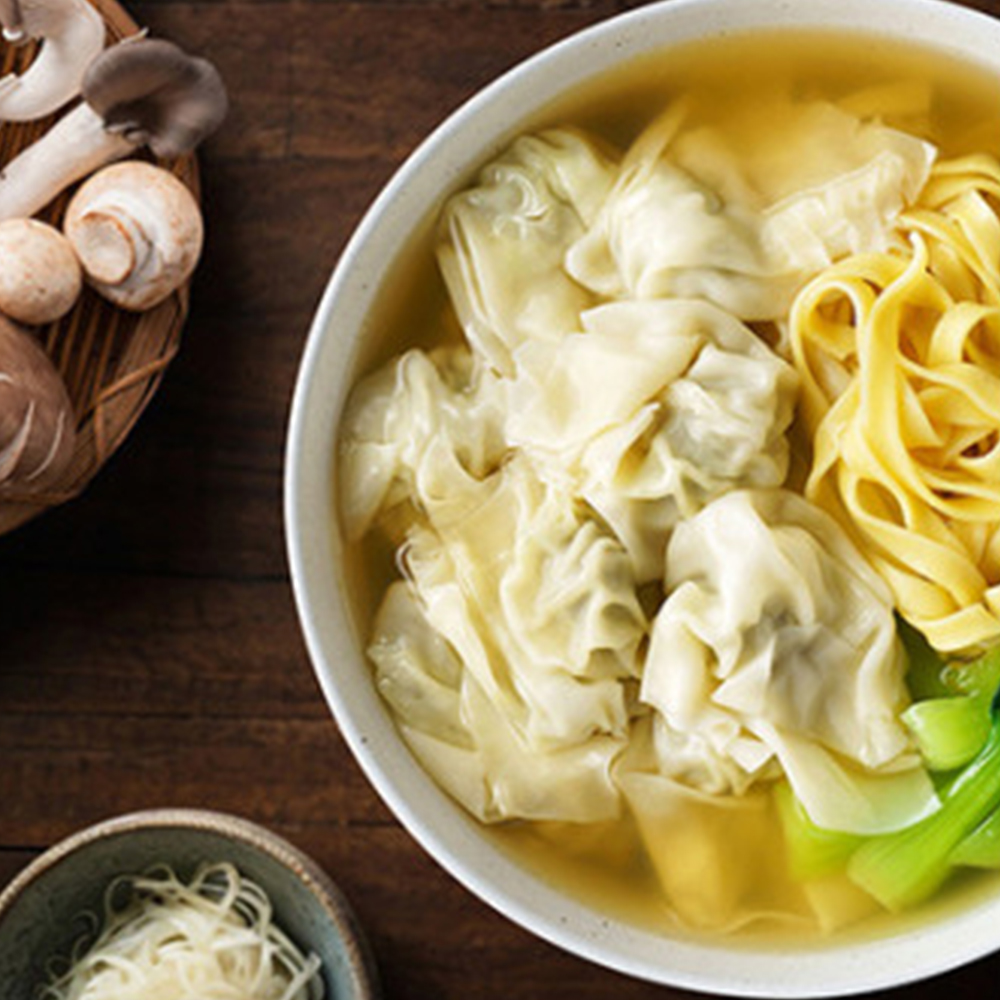 [2인세트]부산완당 고기/새우완당 2인분 1세트 /구름처럼 부드러운 알천 홍콩식완탕 - 상품 이미지