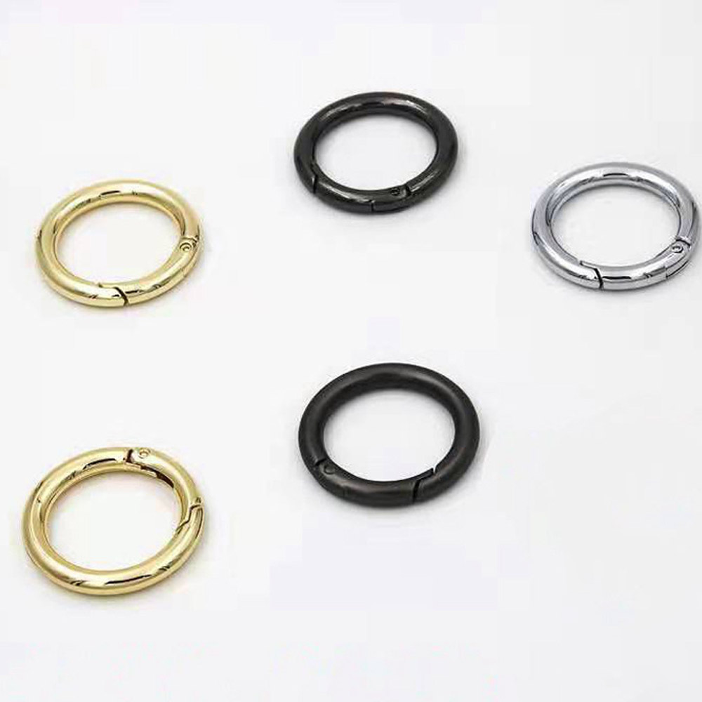 35-60mm 대형 오픈형 오링 가방링 원형 링 원터치 키링 - 상세 이미지 5