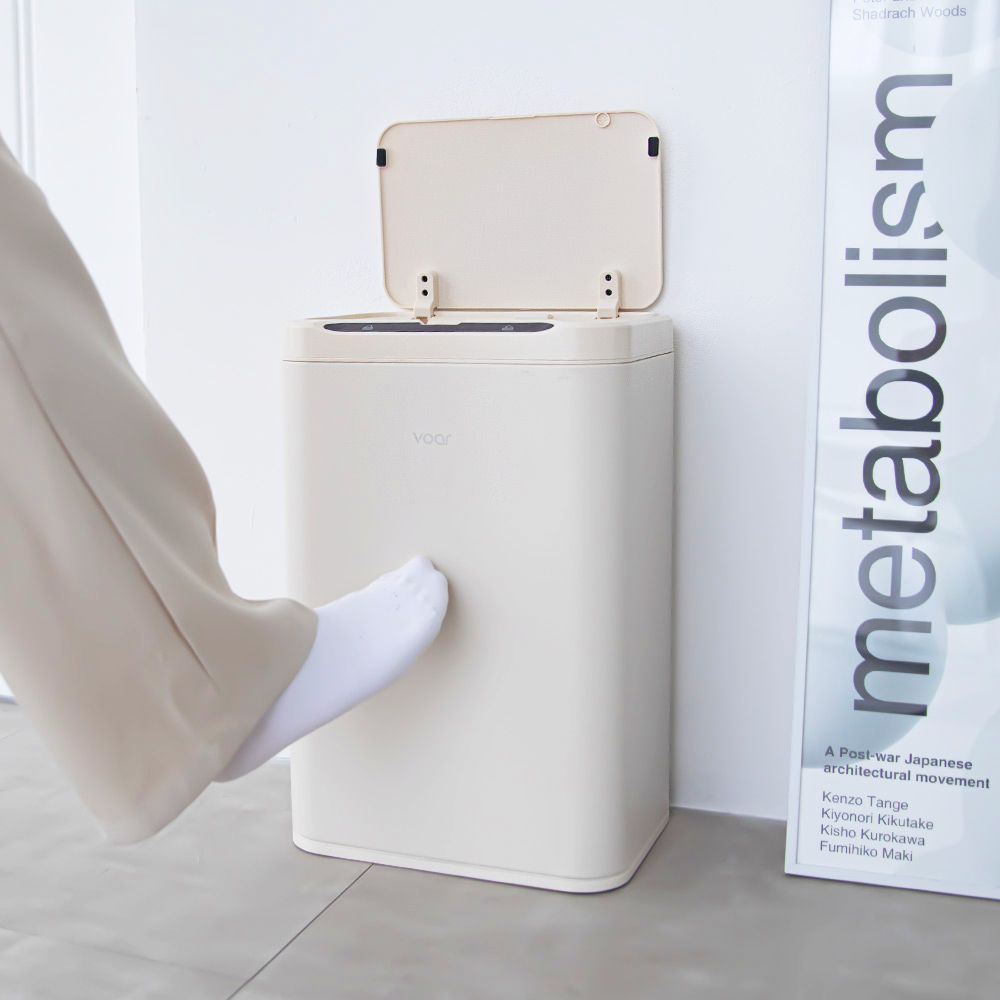 보아르 컴플릿 20L 자동 쓰레기통 스마트 센서 냄새 차단 기저귀 종량제 밀폐 휴지통