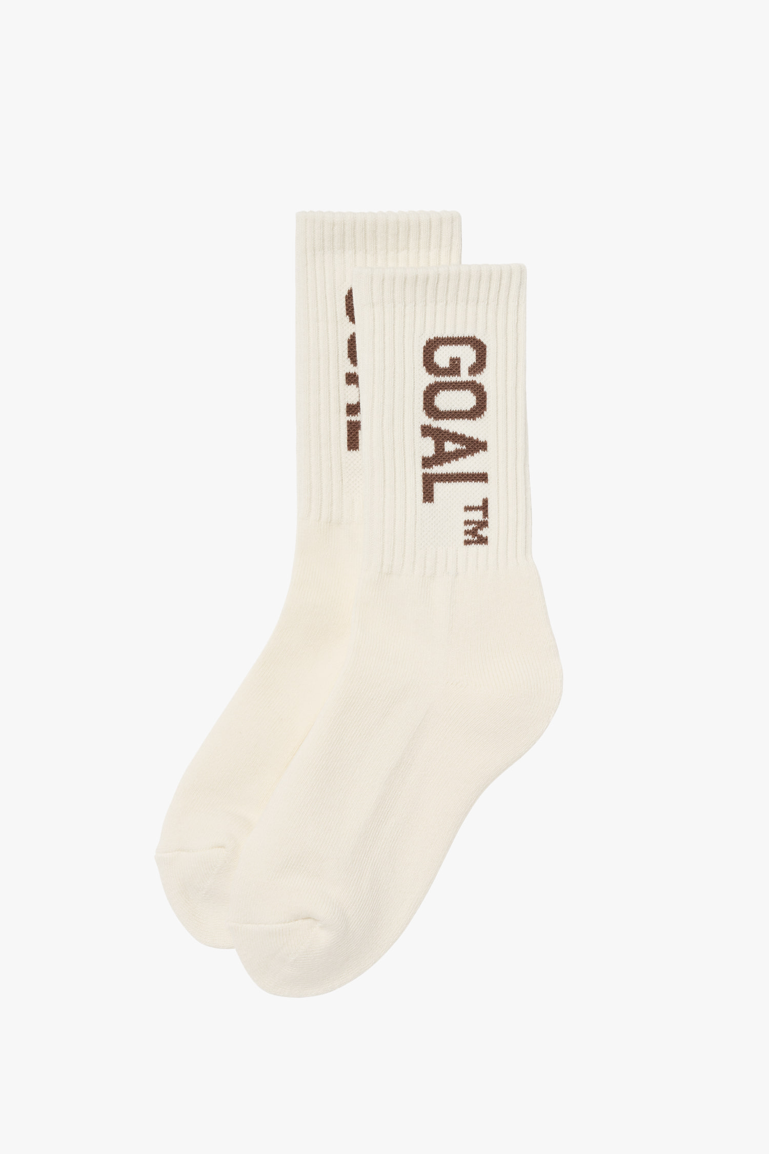 ESSENTIAL GOAL CREW SOCKS-OFF WHITE - 상세 이미지 2