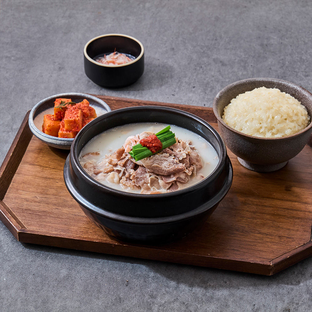 경자국밥 살코기 국밥 돼지 사골 육수 수육국밥 캠핑 음식 밀키트 - 상세 이미지 3