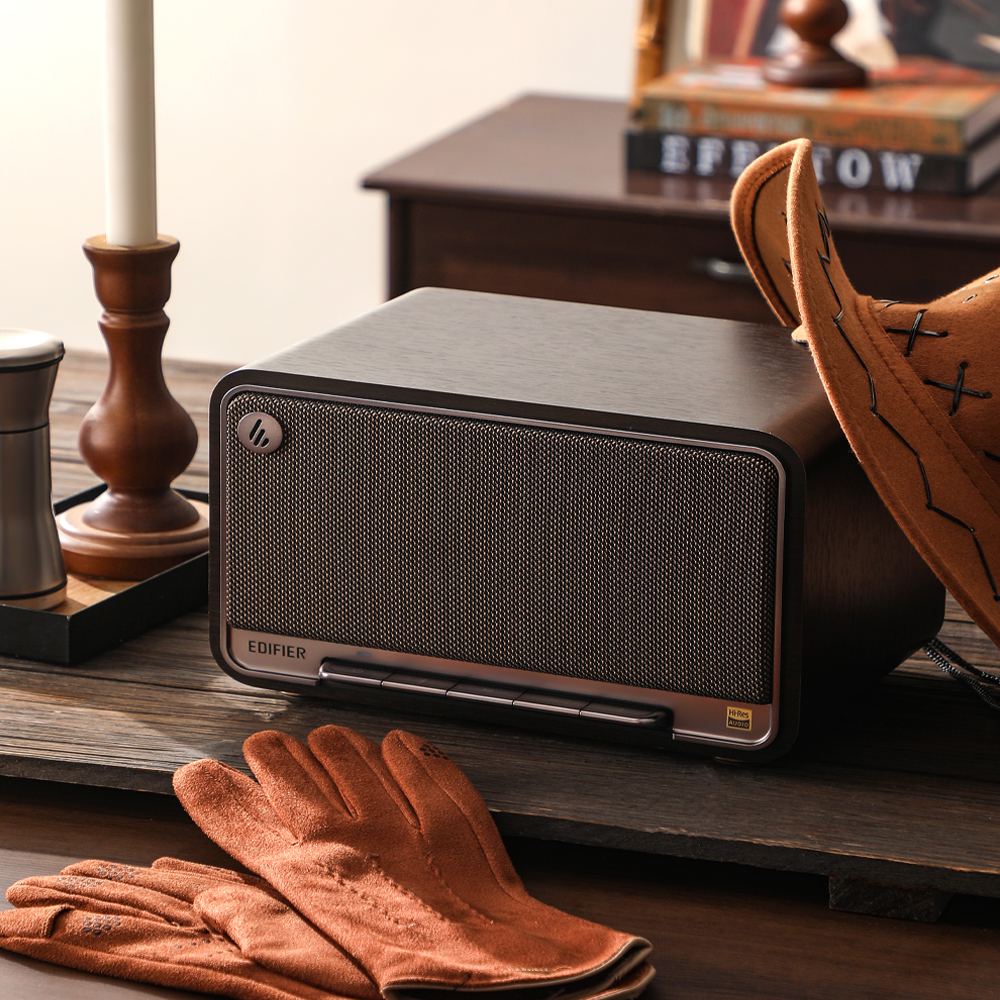 [EDIFIER] D32 레트로 무선 탁상 블루투스 스피커 60W 블랙월... 개봉기 | 실사용 후기 - 대표 이미지
