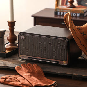 [EDIFIER] D32 레트로 무선 탁상 블루투스 스피커 60W 블랙월... 개봉기 | 실사용 후기 - 상품 이미지 1