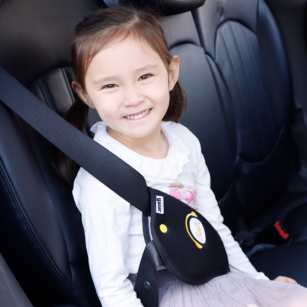 국내생산 펭수 어린이 유아 안전벨트가드커버 일반형 휴대용 주니어카시트호환
