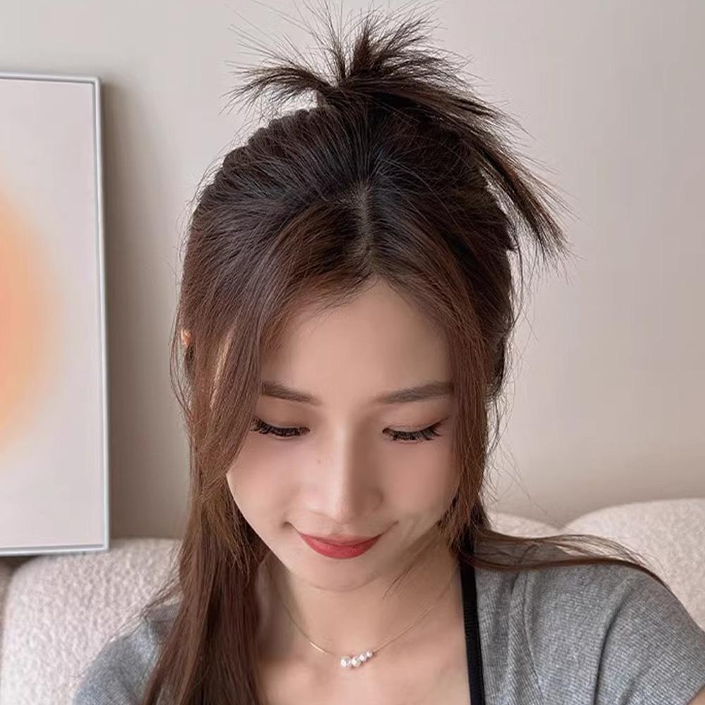 나비 가시머리 가발 집게핀 슬릭번 까치 포니테일 집게 - 상세 이미지 3