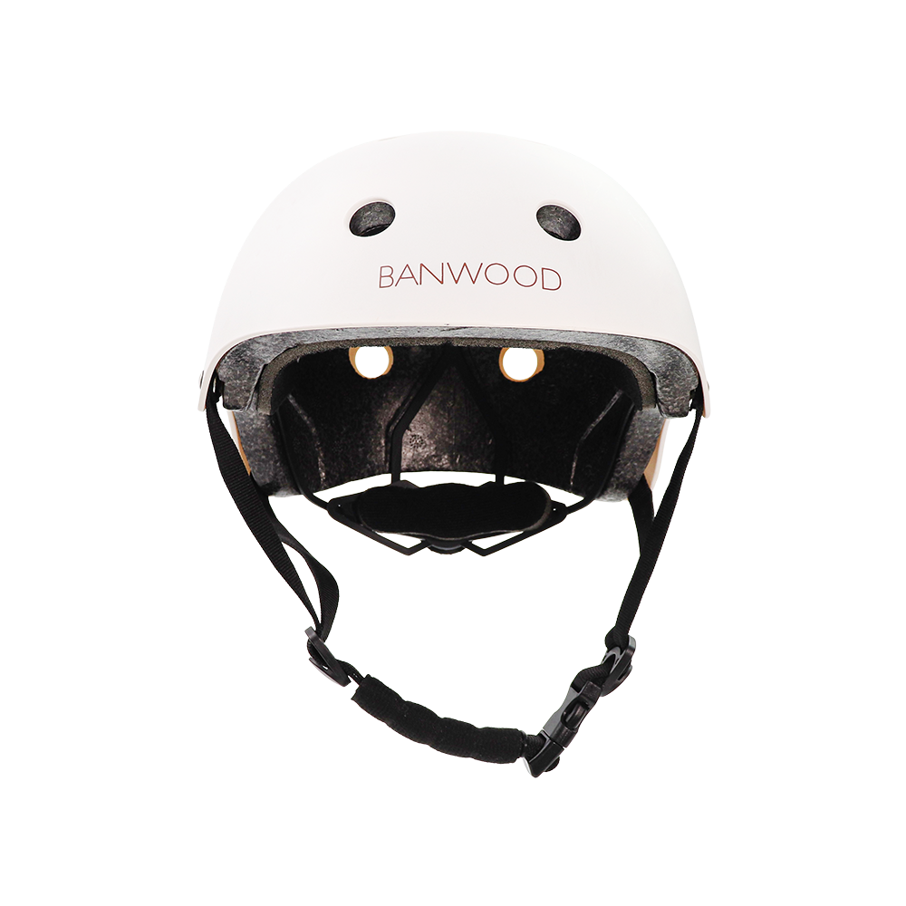 [스크래치] 밴우드 키즈 클래식 헬멧 BW-HELMETK MATTE WHITE - 상세 이미지 2