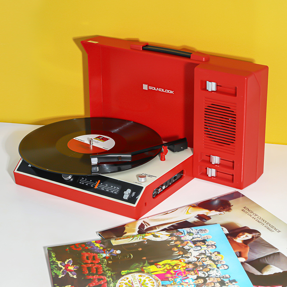 [LP이벤트] 사운드룩 레트로튠 무선 LP플레이어 턴테이블 007LP + LP음반 - 상세 이미지 5