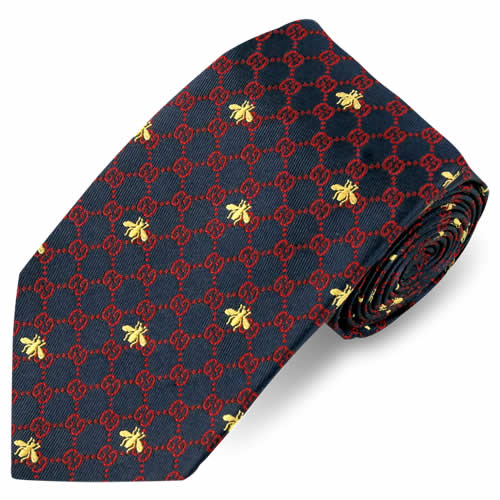 구찌 GUCCI 넥타이 꿀벌 모노그램 GG로고 넥타이 545078 4E002 이미지 7
