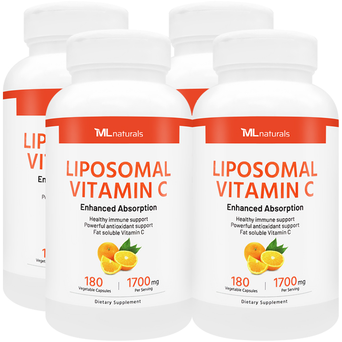 마이라이프내추럴스 리포좀 비타민C 1700mg 180야채캡슐 180캡슐, 4개 - 메인 이미지