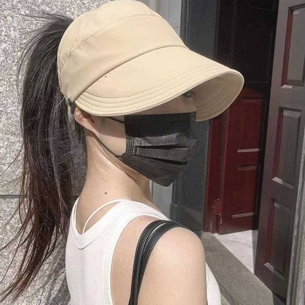 마스크걸이 버킷캡 모자 버킷햇 벙거지 여자 여름 자외선 - 상세 이미지 3