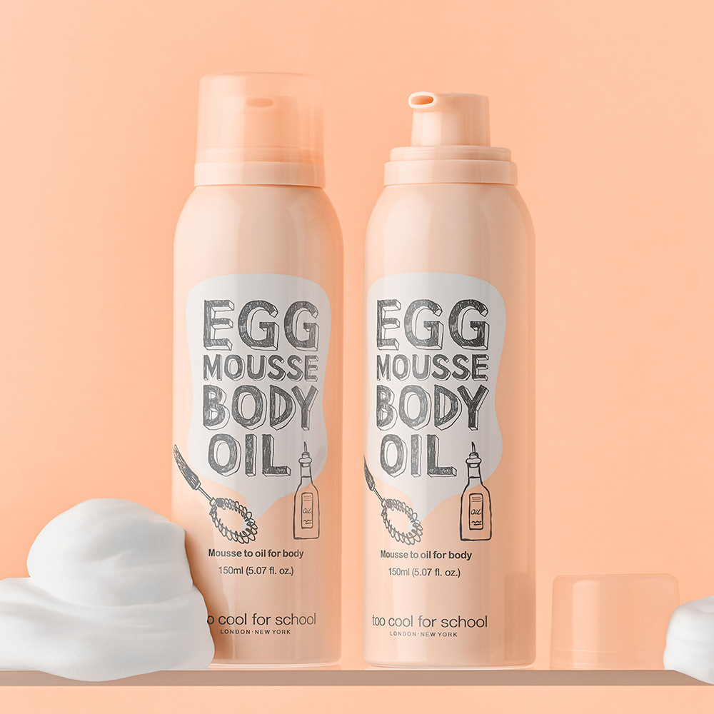 투쿨포스쿨 에그 무스 바디 오일 150ml - 상품 이미지