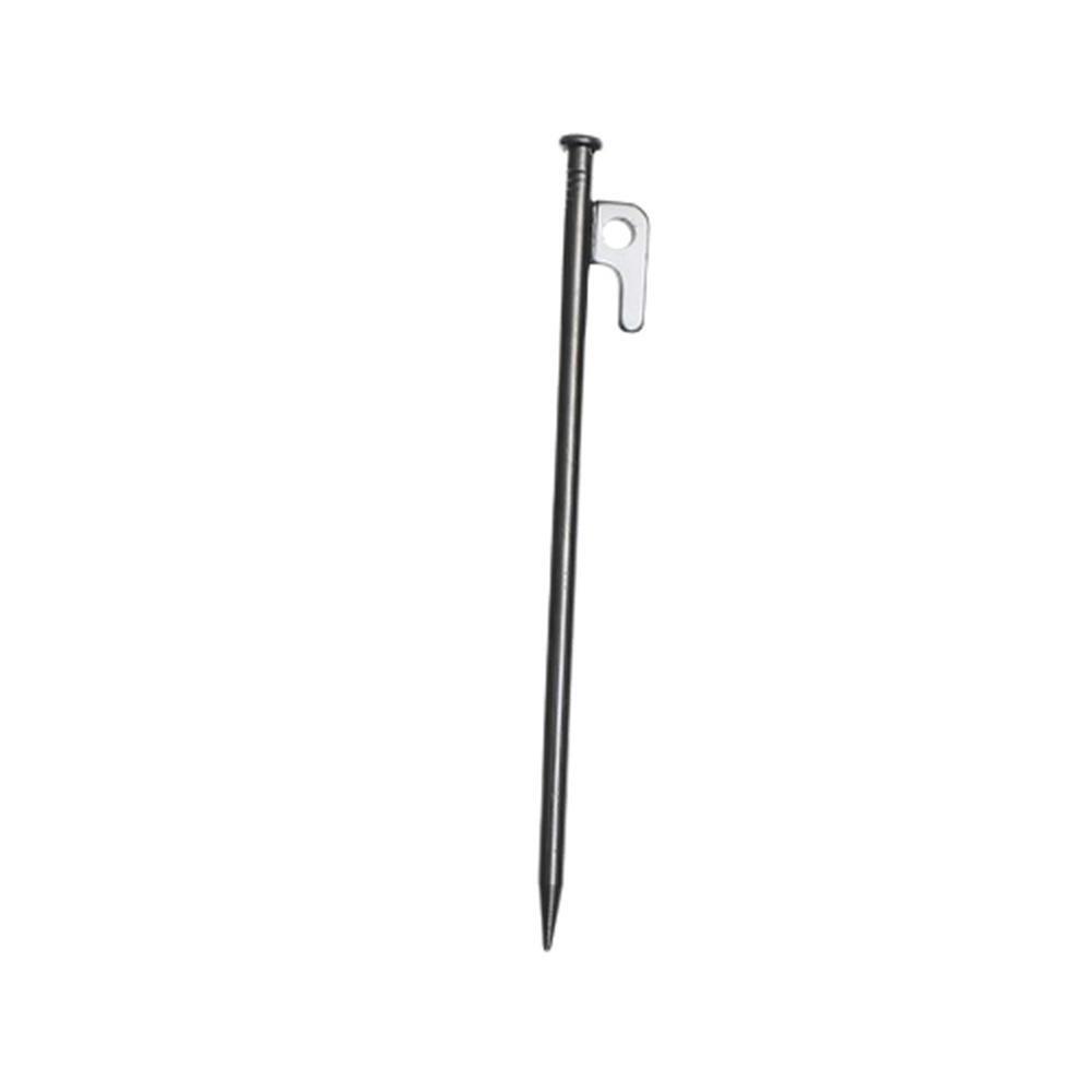 단조 철제 텐트팩 지주핀 40cm 뾰족 고정용 넓은헤드