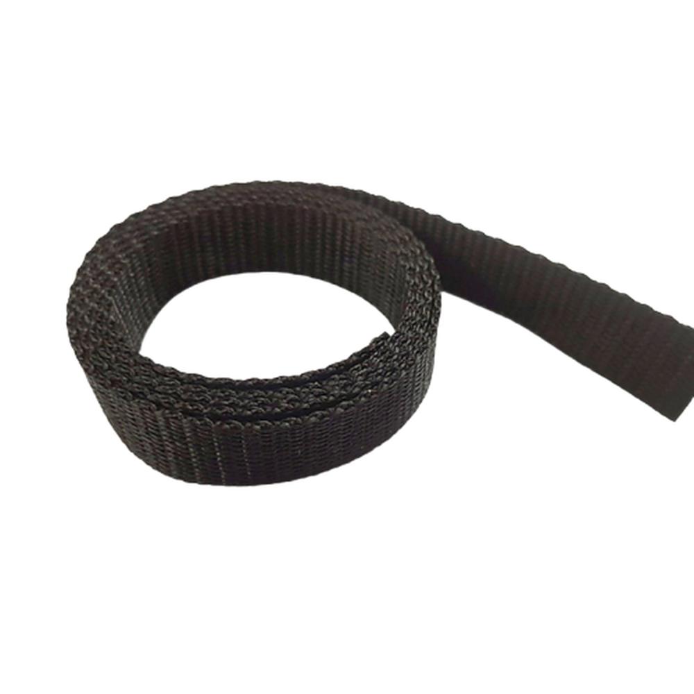 DIY 벨트 부자재 가방끈 다용도 웨이빙스트랩 블랙 22mm