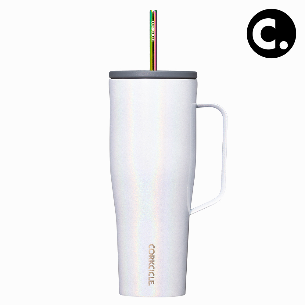 콕시클 콜드컵 XL 텀블러 대용량 손잡이 빨대 스텐 진공 보온 보냉 890ml, 유니콘매직 - 메인 이미지