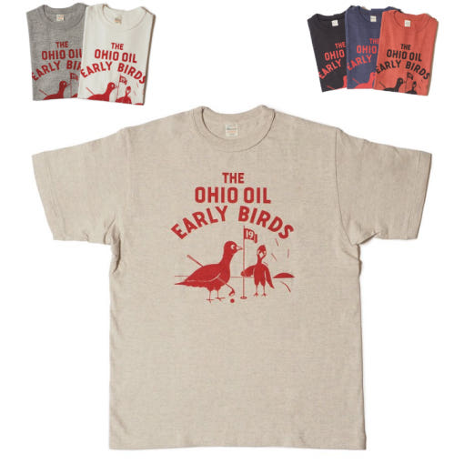 웨어하우스 WAREHOUSE EARLY BIRDS 반팔 티셔츠 24aw 4601 - 상품 이미지