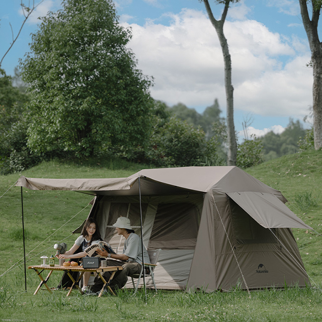 네이처하이크 빌리지 6.0 퀵오픈 텐트 자동 원터치 리빙쉘 쉘터 캐빈형 오토매틱