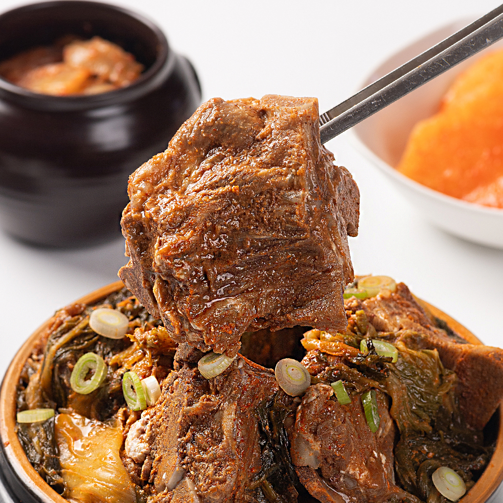 우거지 뼈해장국 감자탕 1kg 해장국 국밥 캠핑음식