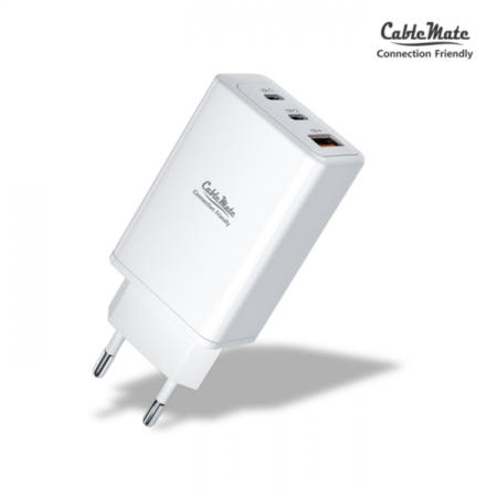 케이블메이트 USB PD PPS QC3.0 3포트 GaN2 멀티 고속 충전기 CM-GAN65W