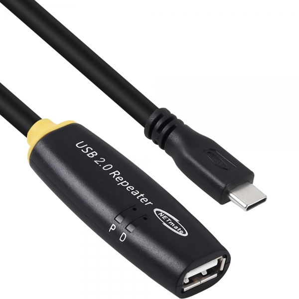 강원전자 넷메이트 USB2.0 CM-AF 연장 리피터 20m CBL-203CMAF-20P - 상세 이미지 2