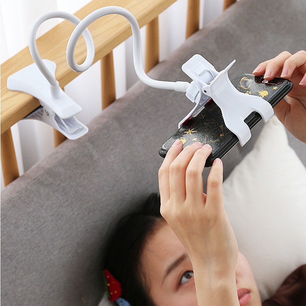 핸즈프리 스마트폰 집게형 자바라 거치대