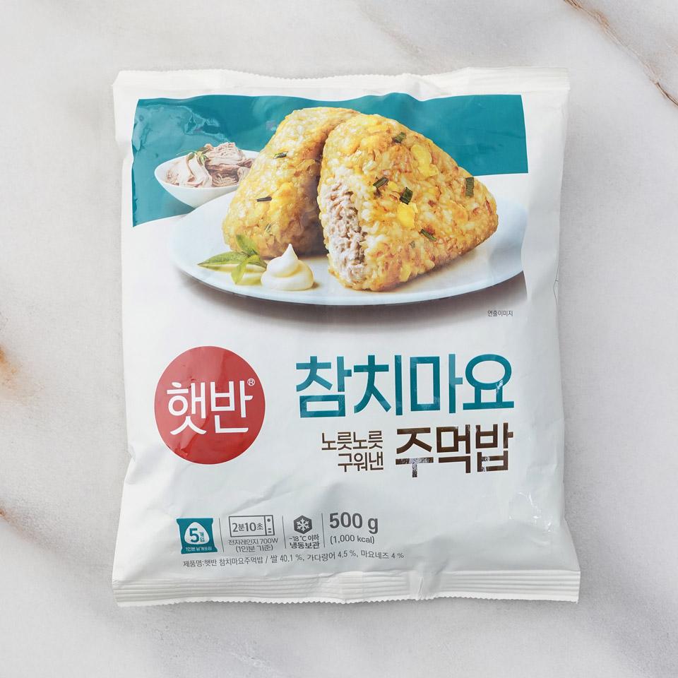 메가마트 CJ 햇반쿡반 참치마요 주먹밥 500g