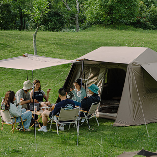 네이처하이크 빌리지 6.0 퀵오픈 텐트 자동 원터치 리빙쉘 쉘터 캐빈형 오토매틱