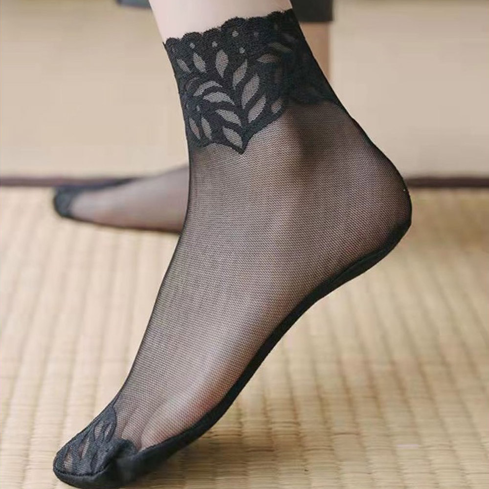 레이스 망사 발목스타킹 시스루 앵클스타킹 삭스 판타롱 정장 구두 레이스덧신 이미지 8