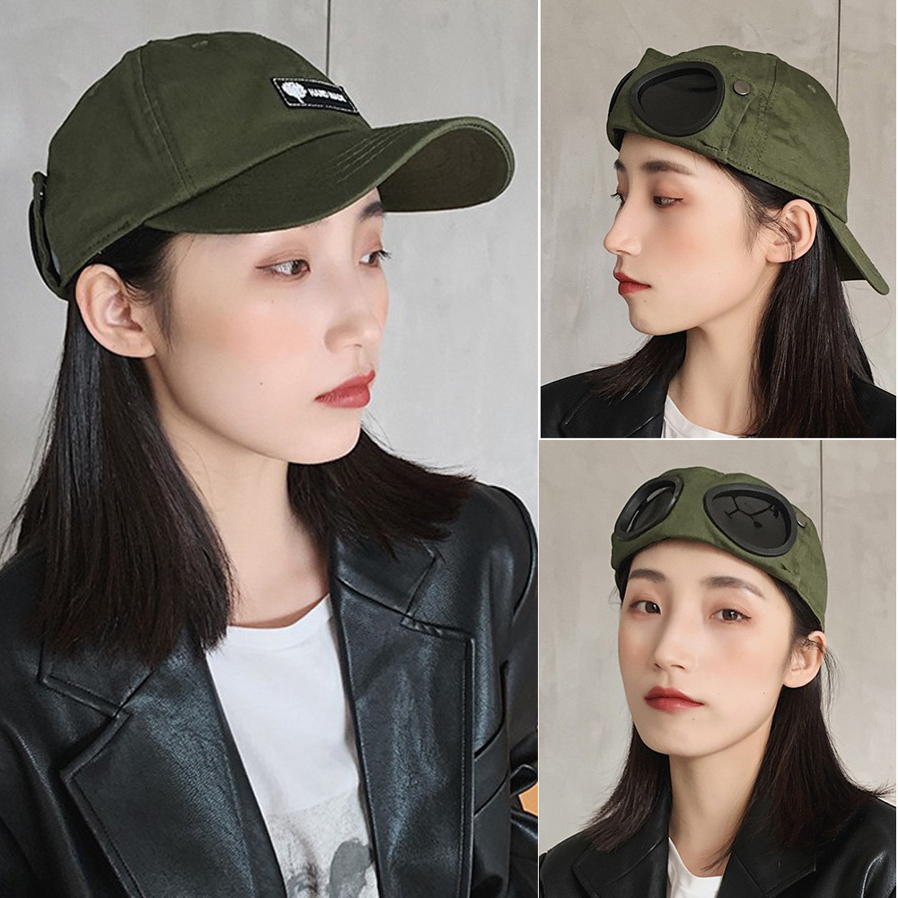 햇빛차단 고글캡모자 선글라스 캡모자 볼캡 가을 야구 힙합 인싸