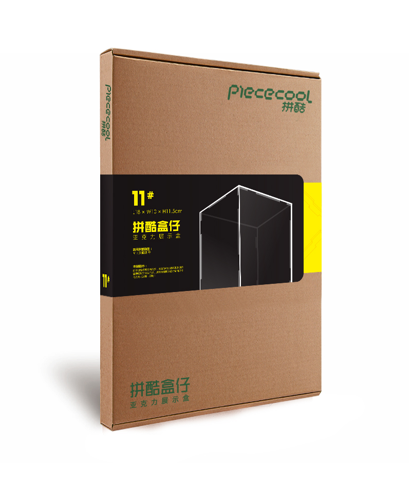 피스쿨 메탈퍼즐 레고 피규어 프라모델 투명 아크릴 진열장 케이스 조립식 장식장 - 상세 이미지 4