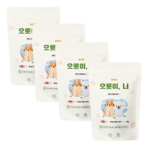 오롯이너 고양이 강아지 동결건조 간식 트릿 연어, 30g, 4개 - 상품 이미지