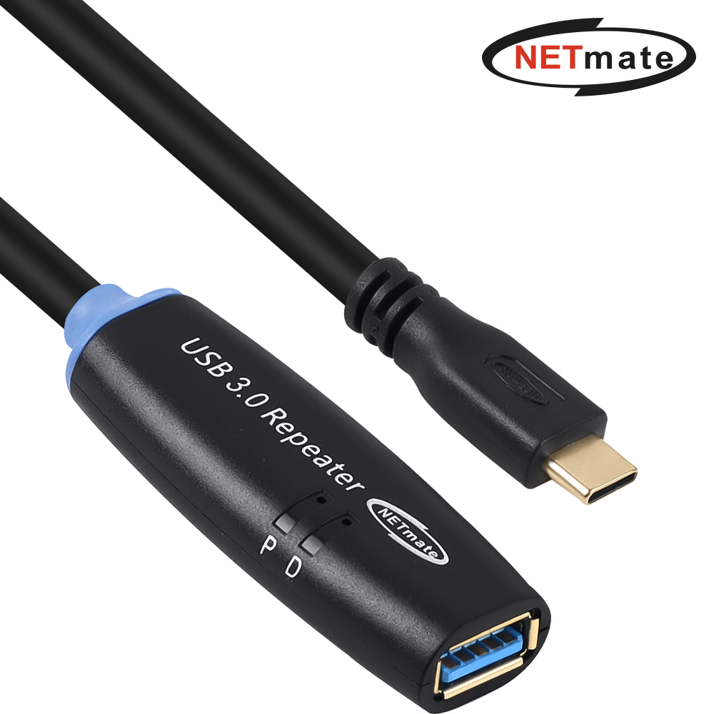 강원전자 넷메이트 USB3.0 CM-AF 연장 리피터 5m CBL-302CMAF-5P - 메인 이미지