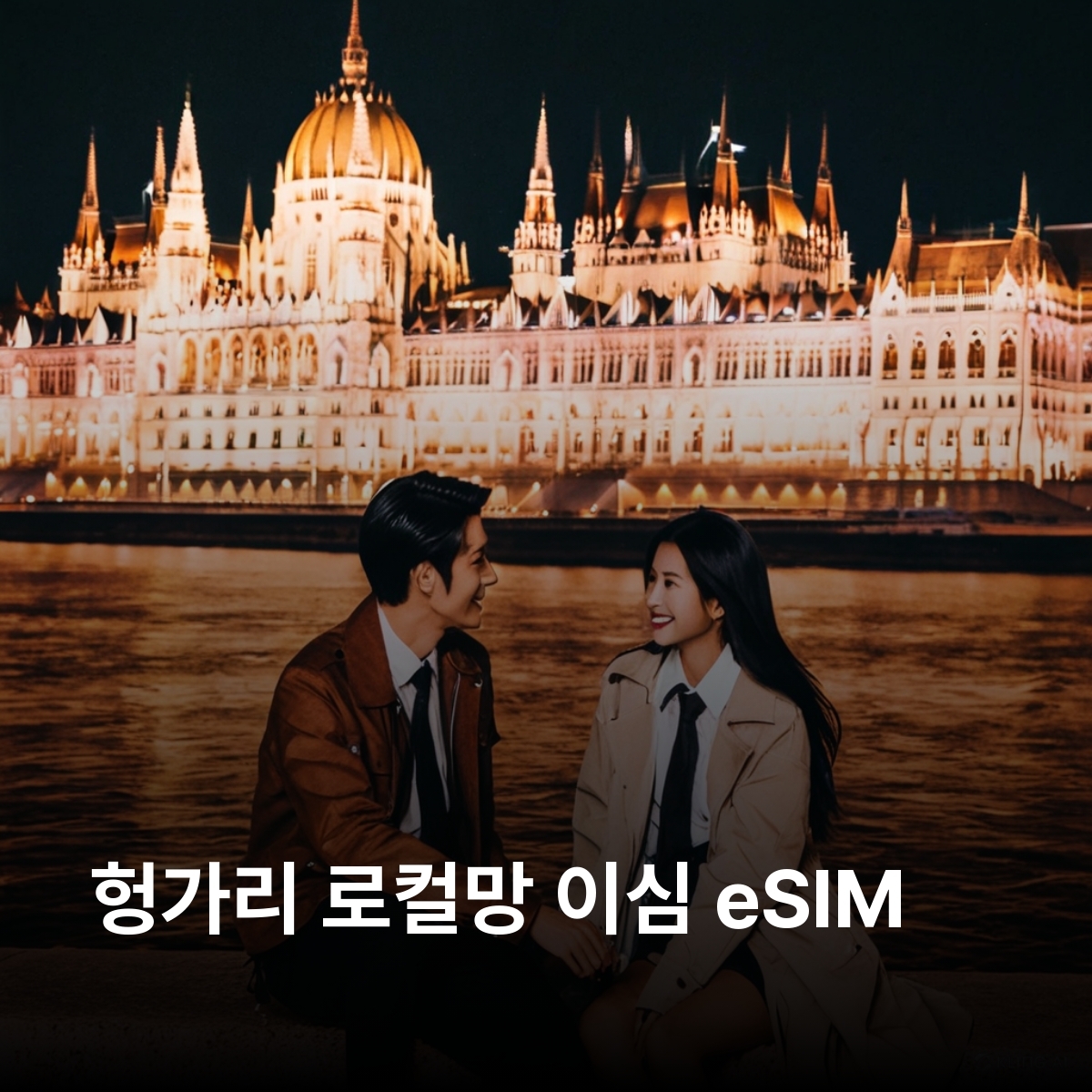 헝가리 로컬망 이심 eSIM Vodafone, Yettel (Telenor) 5G 부다페스트 데브레첸 세게드 페치 부다 왕궁 헝가리 국회의사당 발라톤 호수 이심통 - 상품 이미지