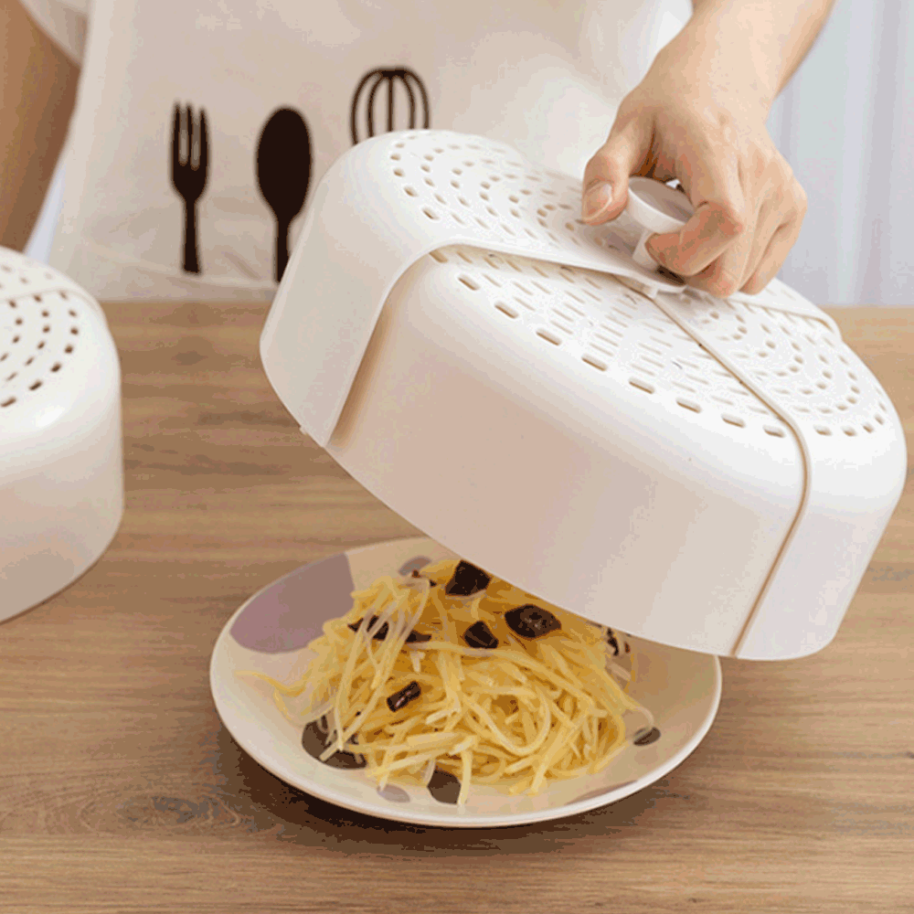 접이식 푸드 커버 음식 뚜껑 덮개 보관 위생 건조방지 밥상보