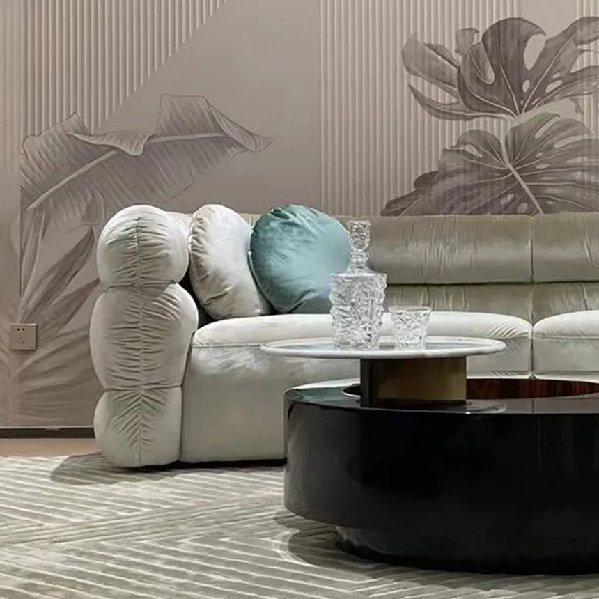 바머 패브릭 조약돌 거실 소파 Bomber Sofa - 상세 이미지 4