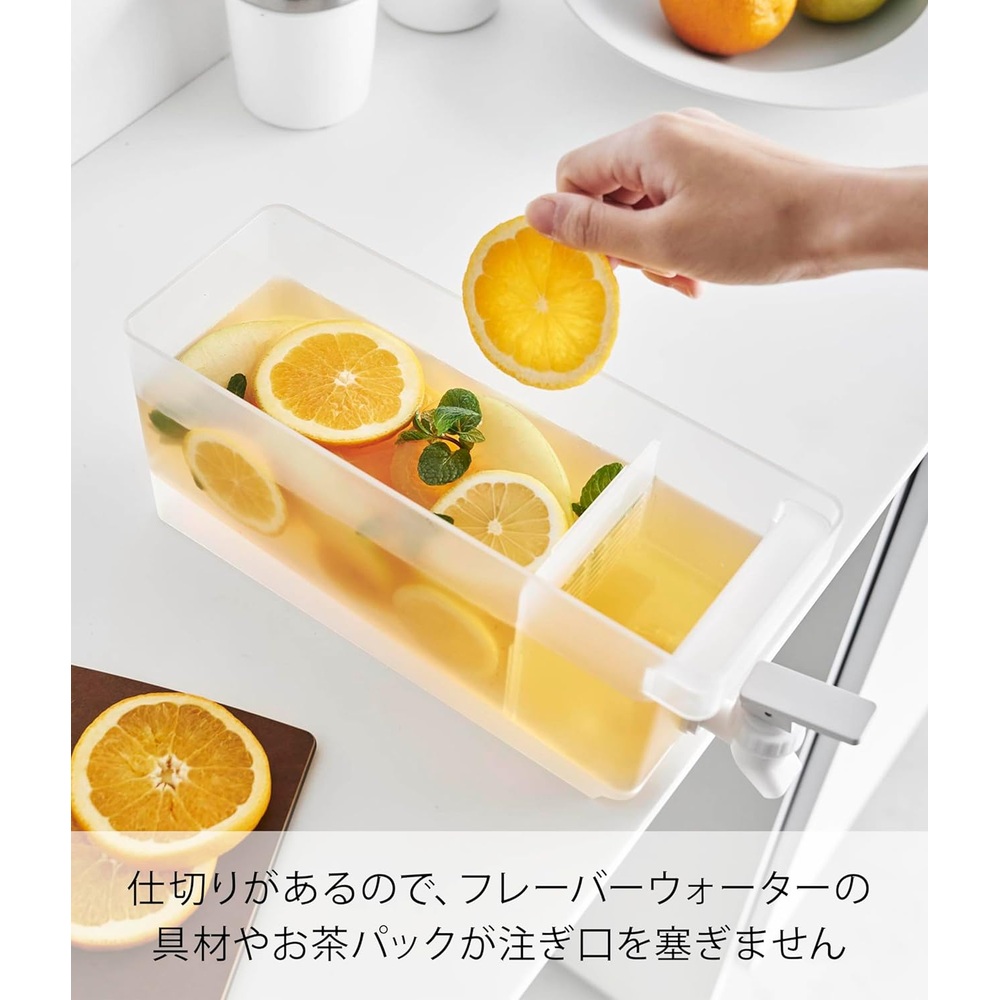 야마자키 냉장고용 밸브형 음료수 물통 서버 1.8L - 상세 이미지 5