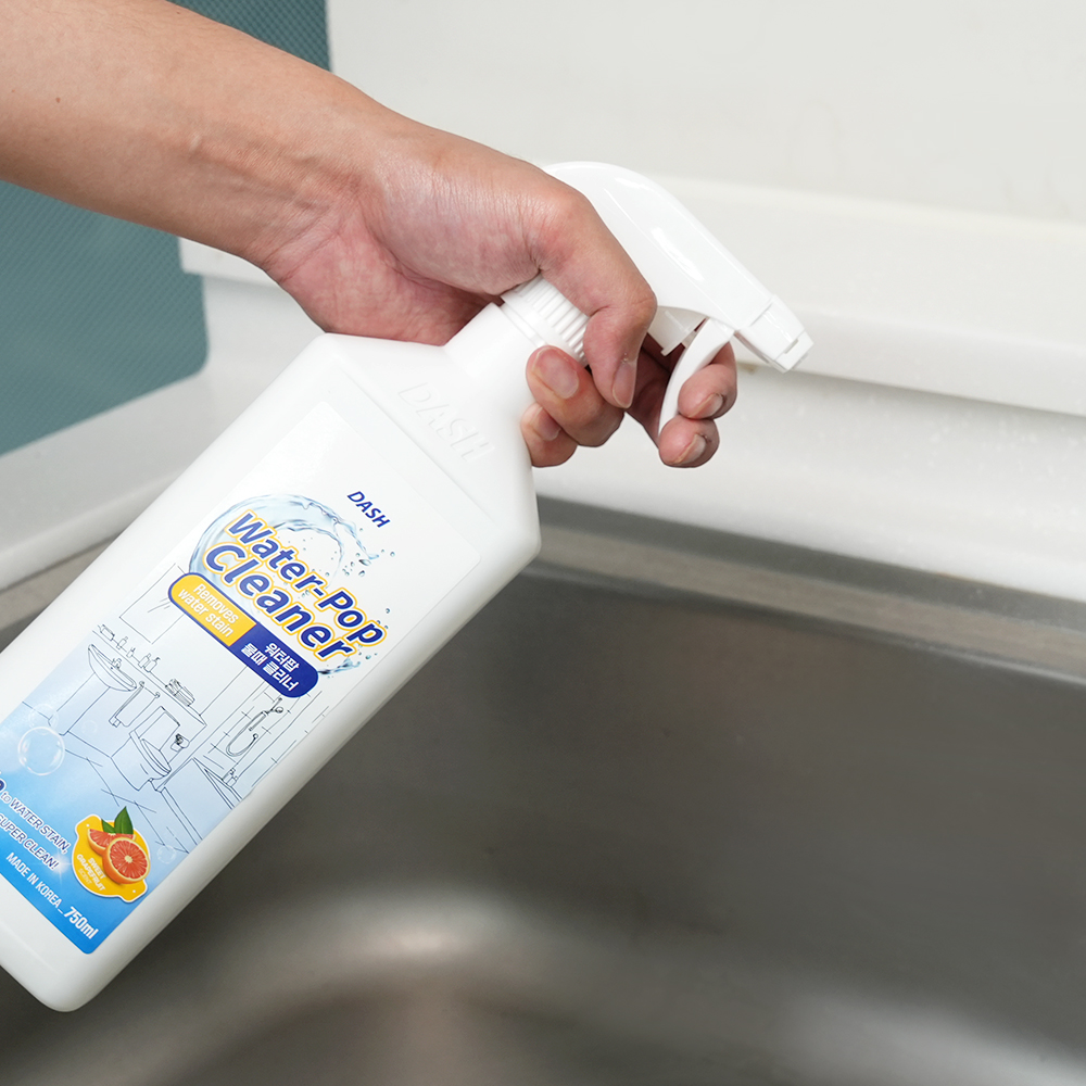 대쉬랩 워터팝 물때 클리너 욕실 수전 청소세제 750ml, 2개 - 상세 이미지 5
