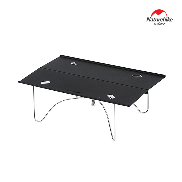 네이처하이크 X01 포터블 폴딩 테이블 S 일체형 백패킹 블랙