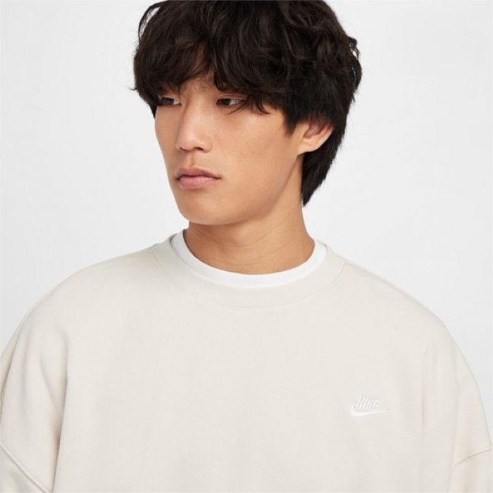 [국내매장판] 나이키 남성 클럽 프렌치 테리 크루 맨투맨 후드 티셔츠 아이보리(오버사이즈), XL - 상세 이미지 5