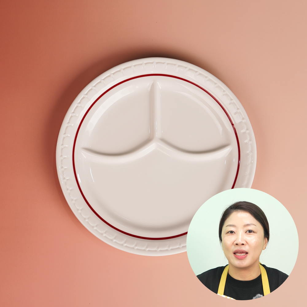 시라쿠스 카디날 플레이트 쉐난고 접시 도자기 디저트 앞접시 원형 나눔접시 24cm