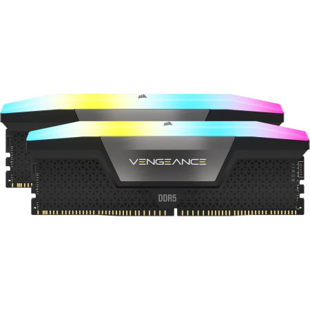 [해외]커세어 밴젠스 RGB DDR5 조명 향상 키트 메모리 없음 블랙