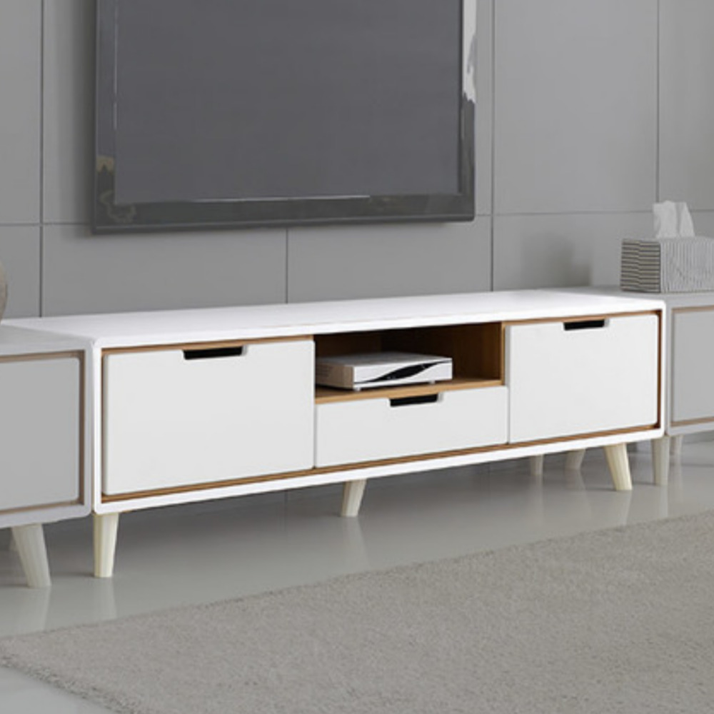 코코 1500거실장 낮은티비서랍장 오디오장식장 미니tv서랍형