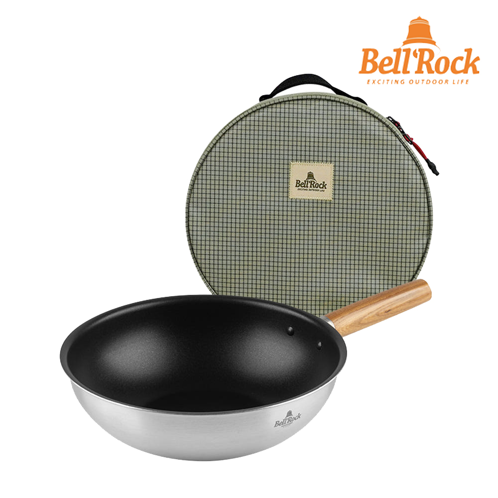 벨락궁중팬 24cm 코팅 / 캠핑웍 캠핑냄비 식기 통3중 스테인리스