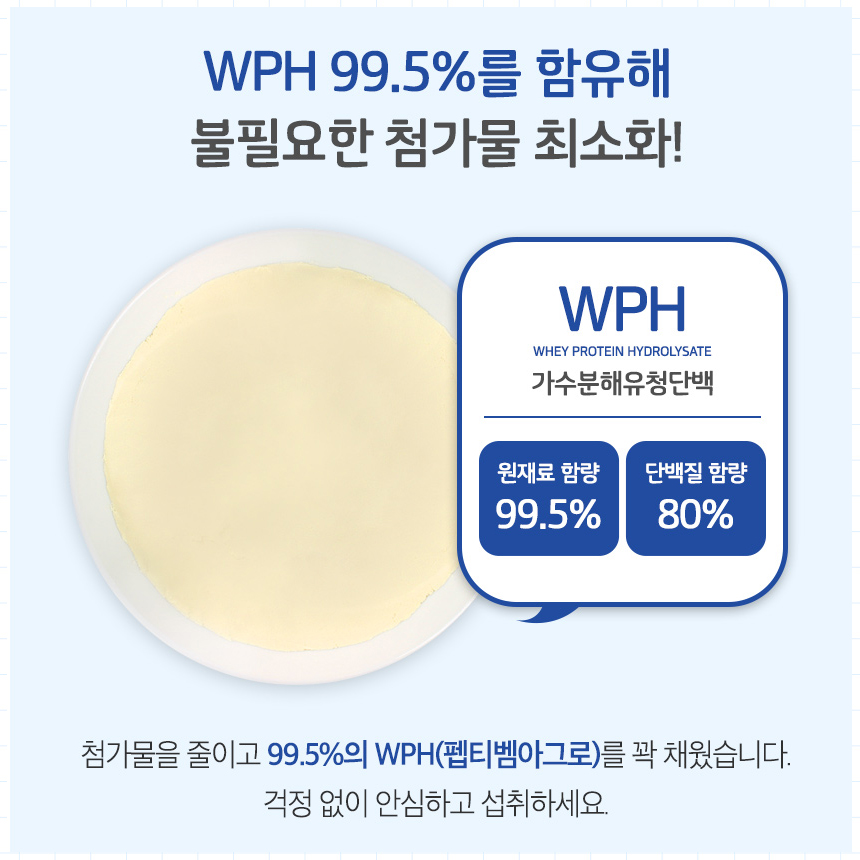 WPH 가수분해 유청 단백질 흡수 빠른 펩티벰 아그로 분말 가루 600g 3팩 - 상세 이미지 5