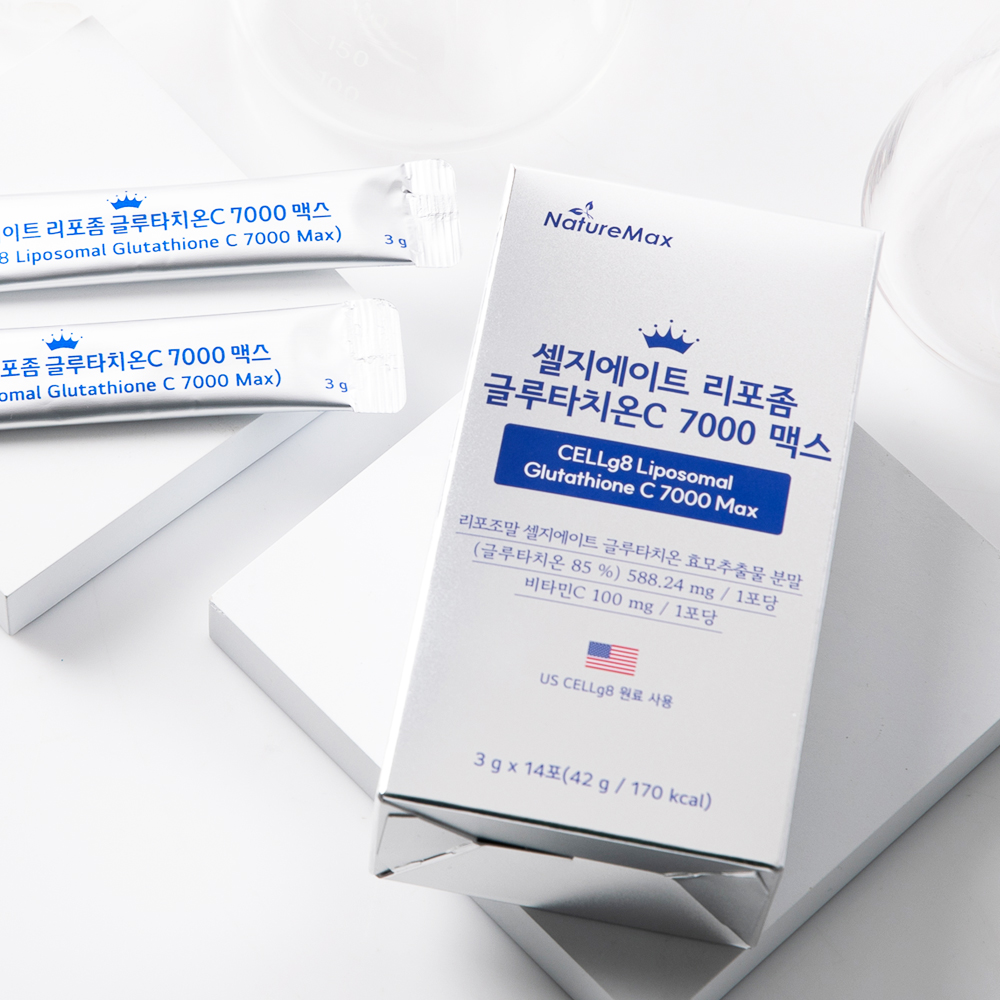 순수함량 500mg 셀지에이트 리포좀 글루타치온C 7000 맥스 14포, 5개 - 상세 이미지 3