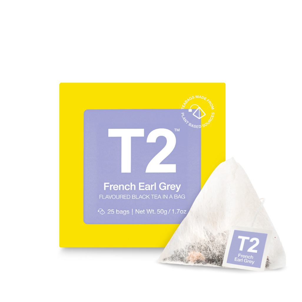T2 프렌치 얼그레이 티백 홍차 2g, 25개 - 상품 이미지