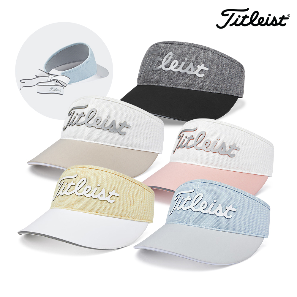 아쿠쉬네트코리아 타이틀리스트 하이 프로파일 바이저 여성 골프모자 TH24HPV