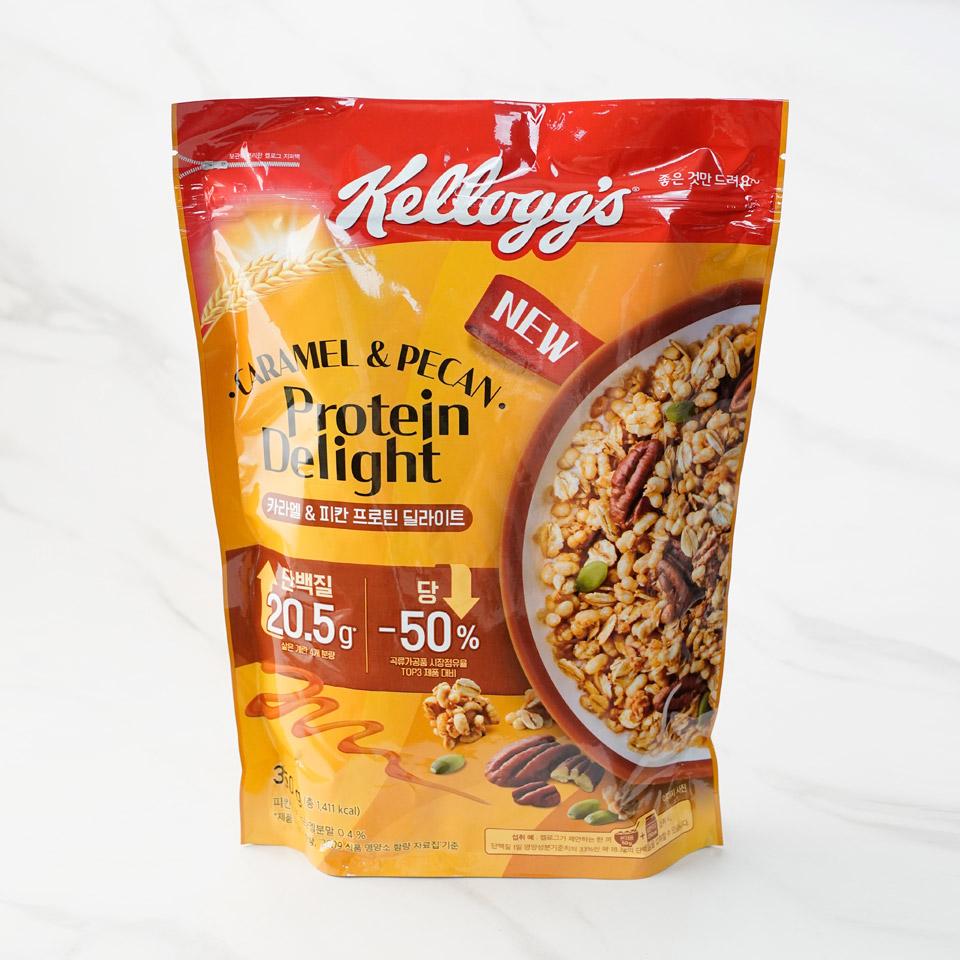 메가마트 농심 켈로그 카라멜 피칸 프로틴 딜라이트 350g