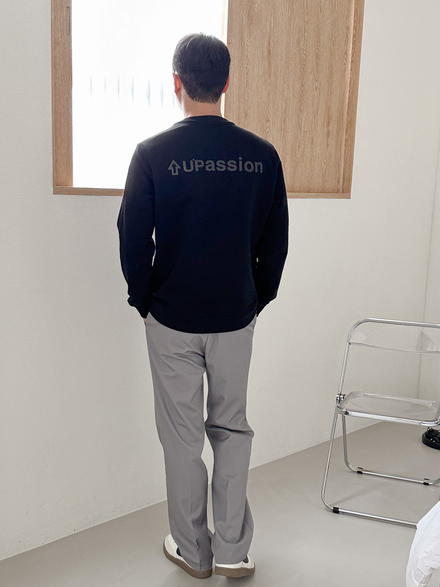 저렴한 가격으로 편하게 입으세요 1+1 남자 작업복 TR 춘추 바지 남성 하의 가을 팬츠 그레이, 36 이미지 8