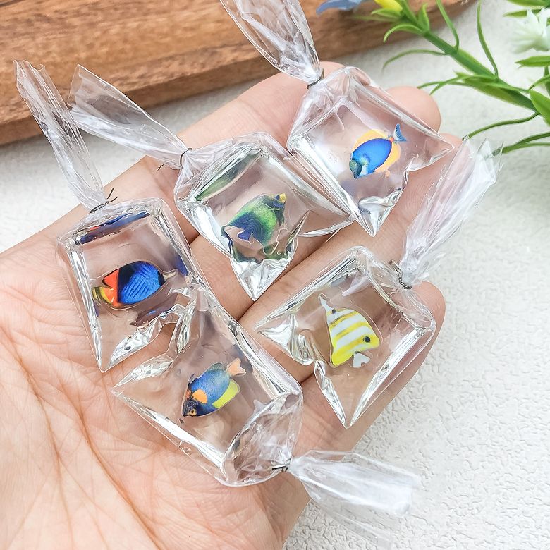 금붕어키링 물고기키링 행운 복 열쇠 키링 아이템 DIY 행운선물 응원선물 쓸데없는선물 9종 - 상세 이미지 4