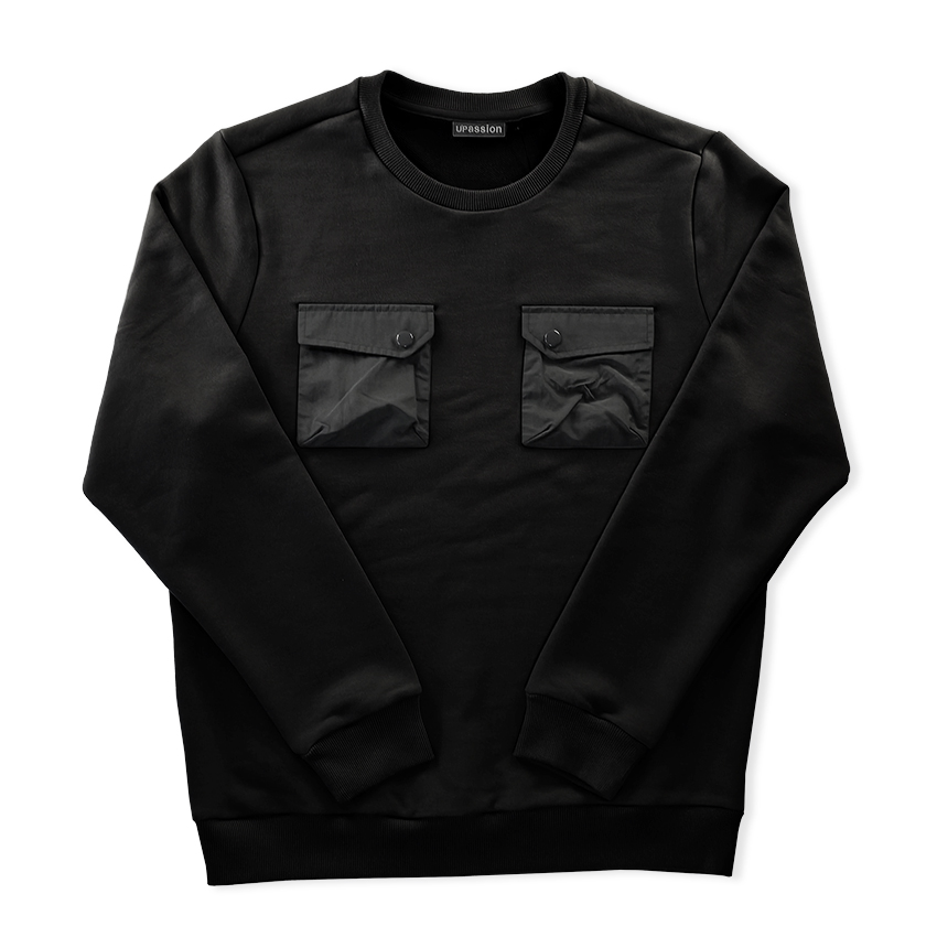 엑스코아 남자 맨투맨 티셔츠 긴팔 포켓 면티 남성 봄 가을 옷 선물 롱슬리브 - 상세 이미지 5